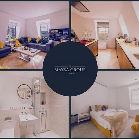 Elegant 3-Bedroom Penthouse In Marble Arch 70 Londres Exterior foto