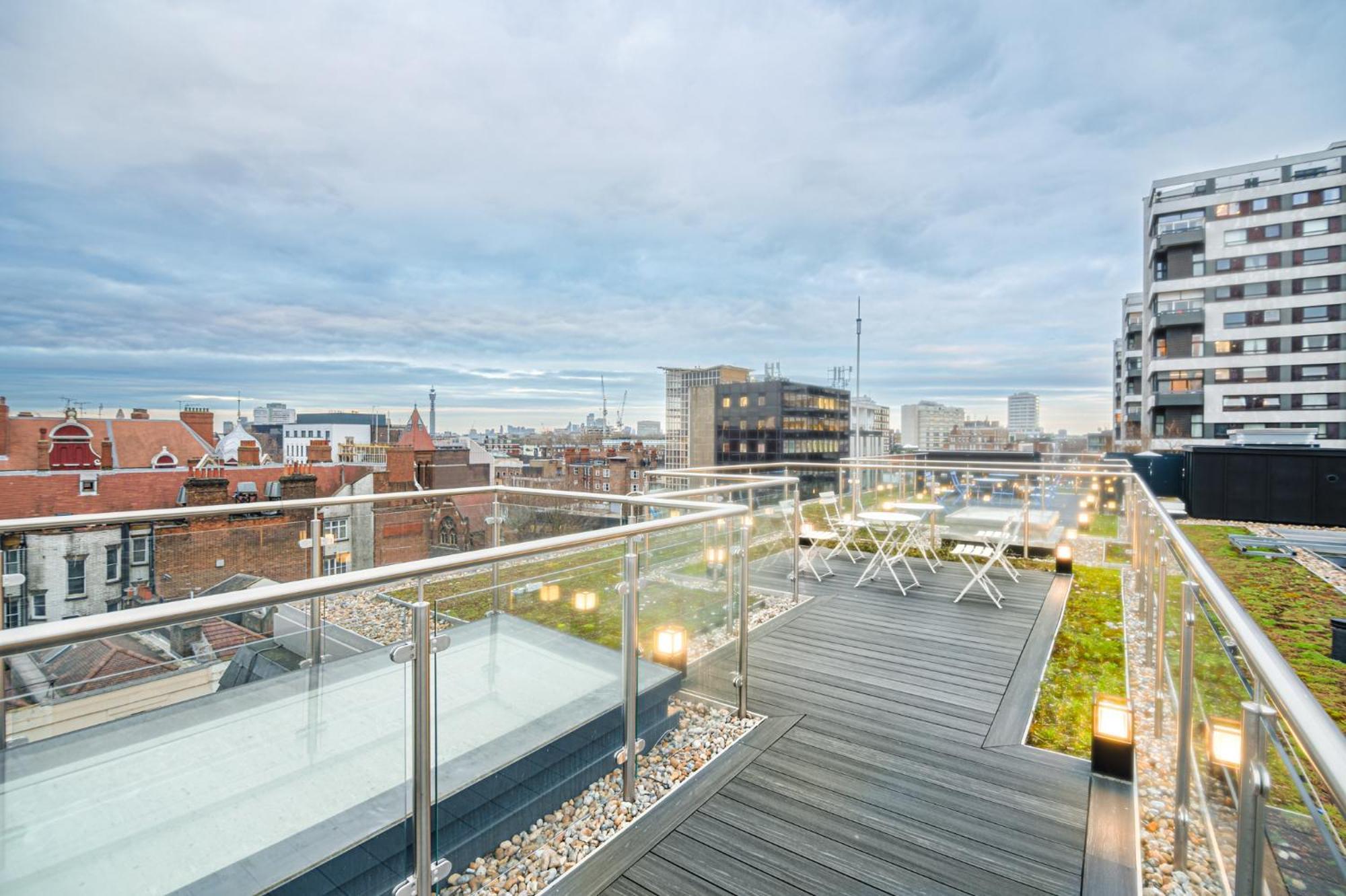 Elegant 3-Bedroom Penthouse In Marble Arch 70 Londres Exterior foto