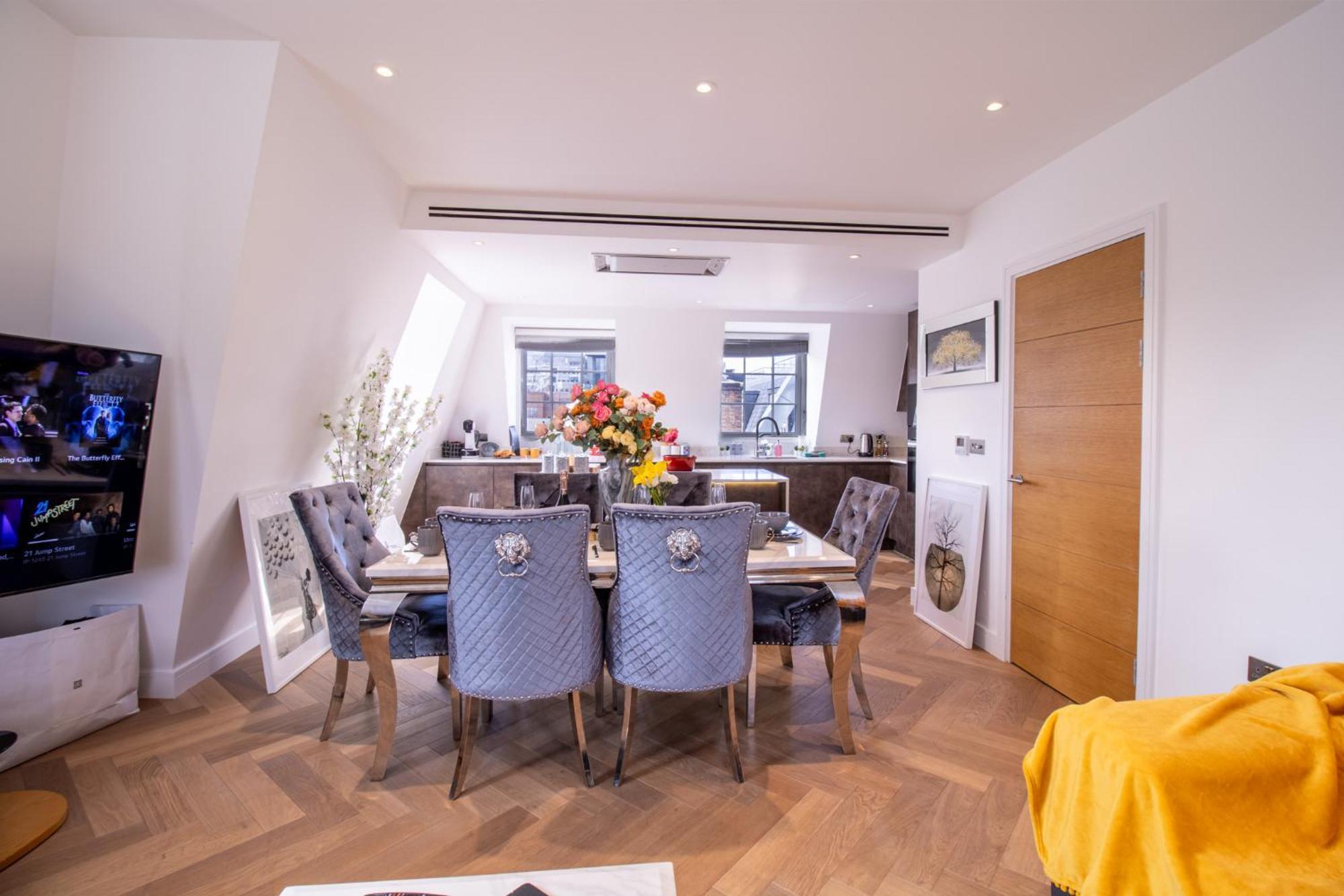 Elegant 3-Bedroom Penthouse In Marble Arch 70 Londres Exterior foto