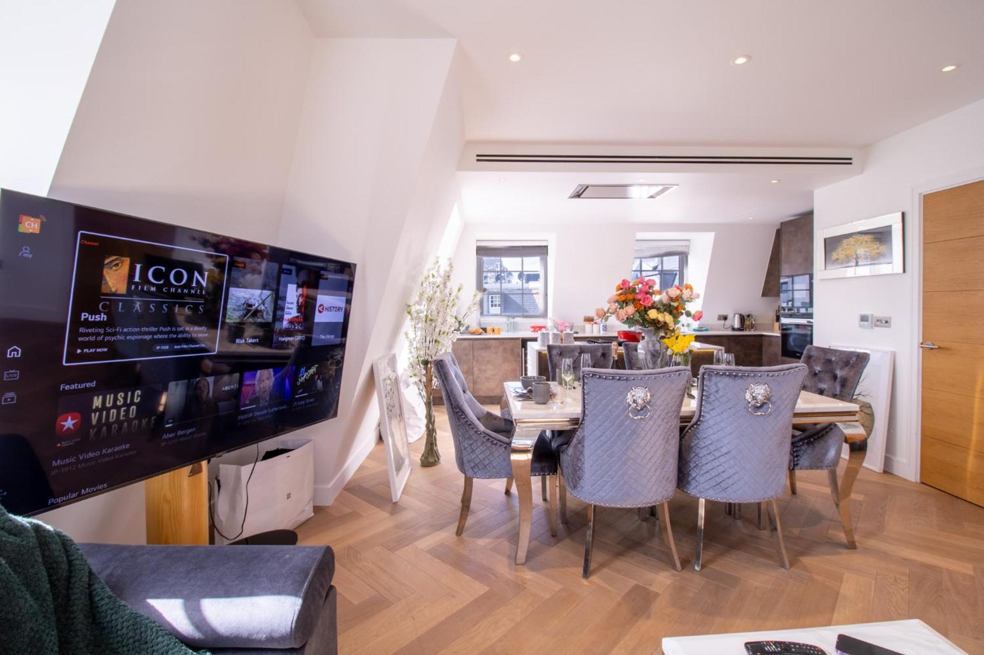 Elegant 3-Bedroom Penthouse In Marble Arch 70 Londres Exterior foto
