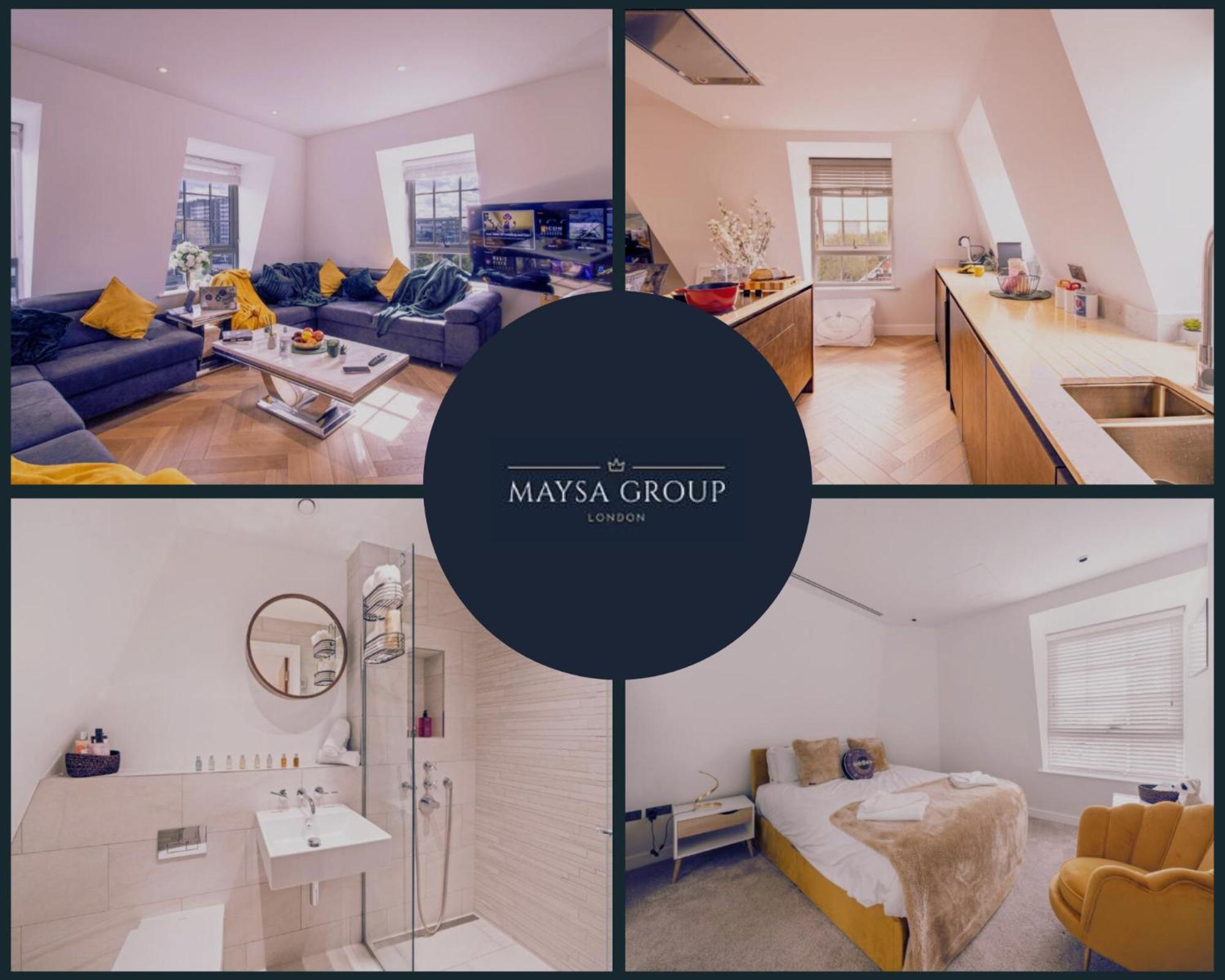 Elegant 3-Bedroom Penthouse In Marble Arch 70 Londres Exterior foto